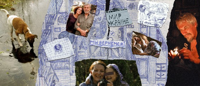 Надписи «в виде слияния двух человек В. В. Путина и А. Гитлера». Как за антивоенные граффити посадили семью художников
